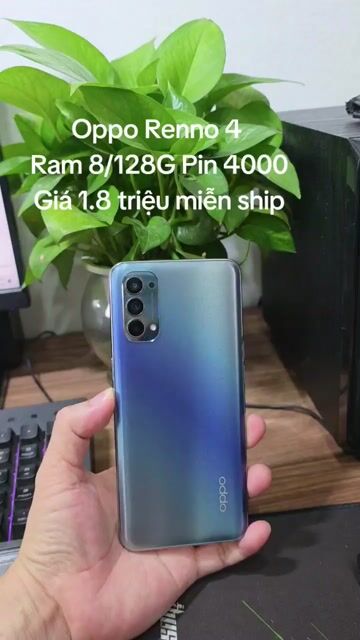 OPPO Reno 4 128GB màn zin mượt còn vân màn face id. Mua bán Điện thoại tại Quận Hà Đông Hà Nội được đăng bởi Shop Điện Thoại Cũ Zin hình 1