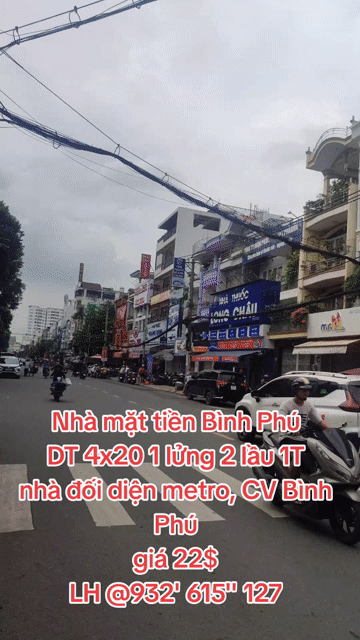 Mua bán Văn phòng, Mặt bằng kinh doanh Quận 6 Tp Hồ Chí Minh diện tích 80 m² giá 21,5 tỷ