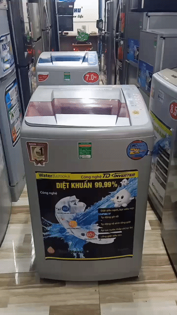 Máy giặt Sanyo 7kg. Mua bán Máy giặt tại Thành phố Thủ Đức Tp Hồ Chí Minh được đăng bởi PHƯỚC THƯ Kho Điện Máy hình 1