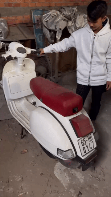 Piaggio Vespa PX Trắng Hợp pháp. Mua bán Xe máy tại Thị xã Phú Mỹ Bà Rịa - Vũng Tàu được đăng bởi Garage Xe Hơi Trường Hải hình 1