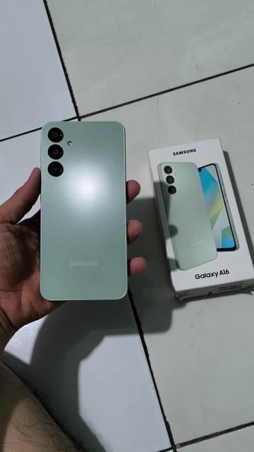 Samsung a16 màu xanh ram4/128gb. Mua bán Điện thoại tại Thành phố Thủ Dầu Một Bình Dương được đăng bởi Quốc  hình 1
