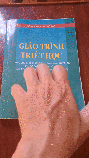 GIÁO TRÌNH TRIẾT HỌC - THẠC SĨ, TIẾN SĨ - KCNTH. Mua bán Sách tại Huyện Châu Thành Tiền Giang được đăng bởi Phạm Minh Thiện hình 1