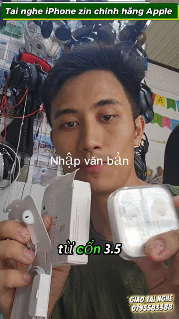 tai nghe iPhone zin apple 3.5, Lightning TypeC Mới. Mua bán Tivi, Âm thanh tại Quận Gò Vấp Tp Hồ Chí Minh được đăng bởi Giao Tai Nghe Audio Japan hình 1