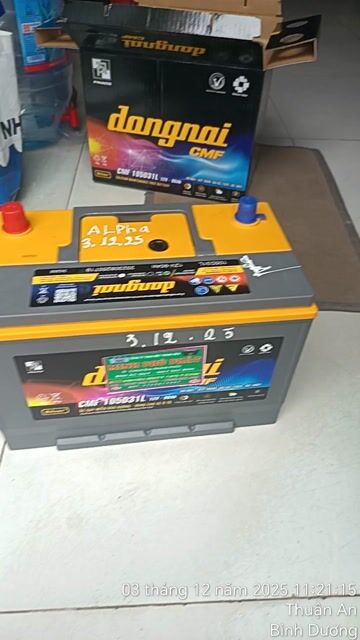 Ắc quy GS Chì axit Đen. Mua bán Phụ tùng xe tại Thành phố Thuận An Bình Dương được đăng bởi Cuong  hình 1