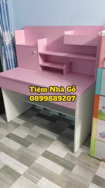 Bàn hộc tủ 2 ngăn kéo kèm kệ gác sách đa năng. Mua bán Bàn ghế tại Thành phố Thủ Đức Tp Hồ Chí Minh được đăng bởi Tiệm Nhà Gỗ hình 1