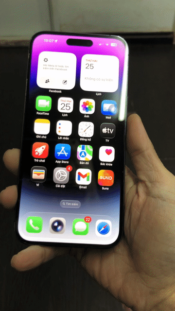 Apple iPhone 14 Pro Max 256GB Tím Mỹ Like New. Mua bán Điện thoại tại Thành phố Vũng Tàu Bà Rịa - Vũng Tàu được đăng bởi ha le hình 1