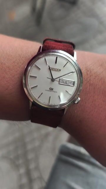 Đồng hồ Citizen Cosmotron pin âm thoa. Mua bán Đồng hồ tại Huyện Thanh Trì Hà Nội được đăng bởi Đồng hồ 2hand Giang còi  hình 1