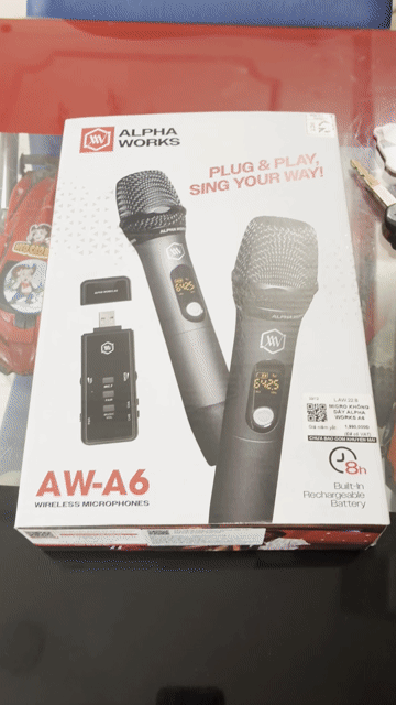 Micro Alpha Works AW-A6 Đen. Mua bán Tivi, Âm thanh tại Quận 10 Tp Hồ Chí Minh được đăng bởi MCQ hình 1