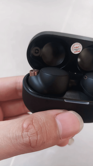 Tai nghe Bluetooth Sony WF-1000XM4 Đen Đã sử dụng. Mua bán Tivi, Âm thanh tại Huyện Tân Phú Đồng Nai được đăng bởi Thảo An hình 1