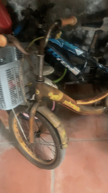 Xe đạp trẻ em Nữ màu Hồng. Mua bán Xe đạp tại Quận Tây Hồ Hà Nội được đăng bởi Trần Thị Thu Huyền  hình 1