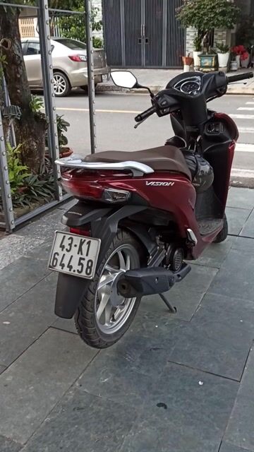 Honda Vision 2024 màu Đỏ. Mua bán Xe máy tại Huyện Hòa Vang Đà Nẵng được đăng bởi lê kim lĩnh hình 1