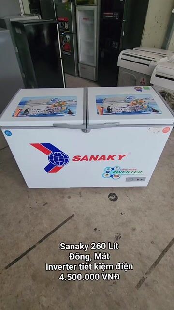Tủ đông Sanaky VH-3699W4K 260 lít. Mua bán Tủ lạnh tại Thành phố Sóc Trăng Sóc Trăng được đăng bởi Điện Lạnh Hoàng Khải hình 1