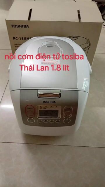 Nồi cơm điện tử Toshiba 1.8 lít. Mua bán Bếp, lò, đồ điện nhà bếp tại Quận Cẩm Lệ Đà Nẵng được đăng bởi Trà My hình 1