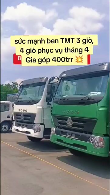 Xe ben 3chân TMT,2026,gop400tr, 4 chân,16T,gop450. Mua bán Xe tải, xe ben tại Thành phố Thủ Đức Tp Hồ Chí Minh được đăng bởi Lê Hùng hình 1