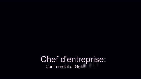 Chef d'entreprise : commercial et gestionnaire