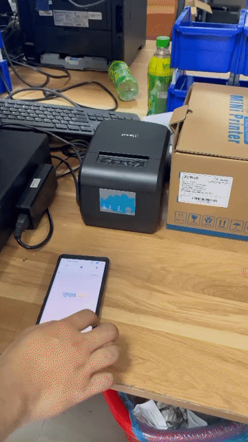 Máy in bill wifi không dây tặng app ZyWell 908. Mua bán Đồ dùng văn phòng tại Quận Hải Châu Đà Nẵng được đăng bởi cá nhân  hình 1