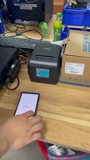 Máy in bill wifi không dây tặng app ZyWell 908. Mua bán Đồ dùng văn phòng tại Quận Hải Châu Đà Nẵng được đăng bởi cá nhân  hình 1