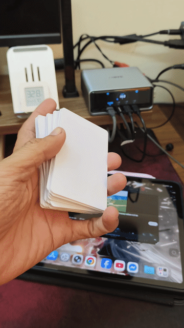 Thẻ NFC Ntag215 PVC Trắng 504 bytes 20 thẻ. Mua bán Phụ kiện (Màn hình, Chuột...) tại Thị xã Duyên Hải Trà Vinh được đăng bởi Luc  hình 1