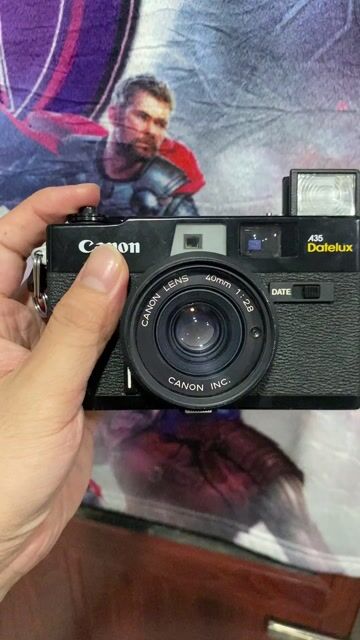 Máy ảnh phim Canon A35 Datelux Đen. Mua bán Máy ảnh, Máy quay tại Huyện Củ Chi Tp Hồ Chí Minh được đăng bởi Nguyen Duy hình 1