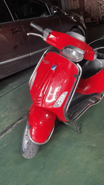 Piaggio Vespa LX 125 2014 Đỏ. Mua bán Xe máy tại Quận Bình Tân Tp Hồ Chí Minh được đăng bởi Yến Trương hình 1