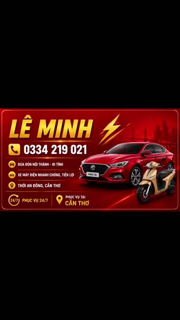 Dịch vụ đưa đón nội thành Cần Thơ. Dịch vụ tại Quận Bình Thuỷ Cần Thơ được đăng bởi Minh hình 1