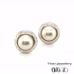 Silver Pearl Earrings 360 Video two