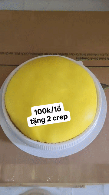 Bánh crepe sầu riêng tươi. Mua bán Đồ ăn, thực phẩm và các loại khác tại Huyện Phong Điền Cần Thơ được đăng bởi Cat Ngoc hình 1