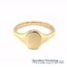 9ct Traditional Oval Signet Ring (9mm x 7mm) 360 Video two