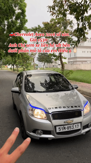 Chevrolet Aveo 2016 Bạc. Mua bán Ô tô tại Huyện Bình Chánh Tp Hồ Chí Minh được đăng bởi Hiếu BC hình 1