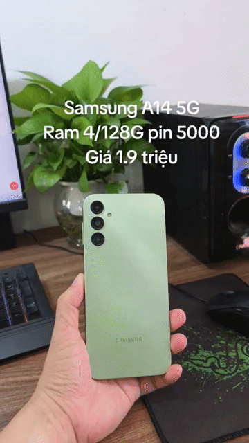 Samsung A14 5G 4GB/128GB màn zin pin khỏe. Mua bán Điện thoại tại Quận Hà Đông Hà Nội được đăng bởi Shop Điện Thoại Cũ Zin hình 1