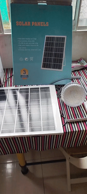 Đèn NLMT búp tròn sáng như đèn điện 220V. Mua bán Đèn tại Thành phố Tân An Long An được đăng bởi TBCN Bình Tâm hình 1