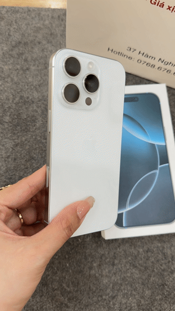 iPhone 16 Pro 256GB Trắng Mỹ. Mua bán Điện thoại tại Quận Thanh Khê Đà Nẵng được đăng bởi Meo Con hình 1