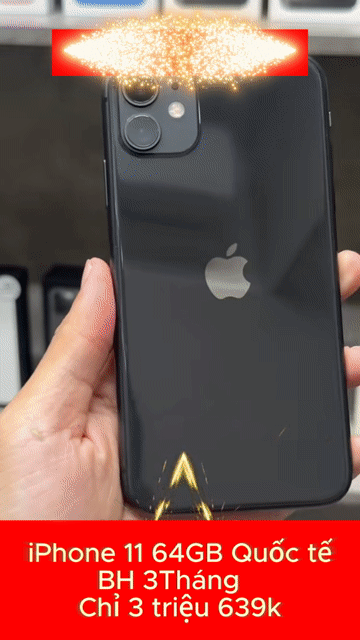 iPhone 11 64GB Quốc tế Full Face ID. BH 3 tháng. Mua bán Điện thoại tại Thành phố Bến Tre Bến Tre được đăng bởi TN Store hình 1