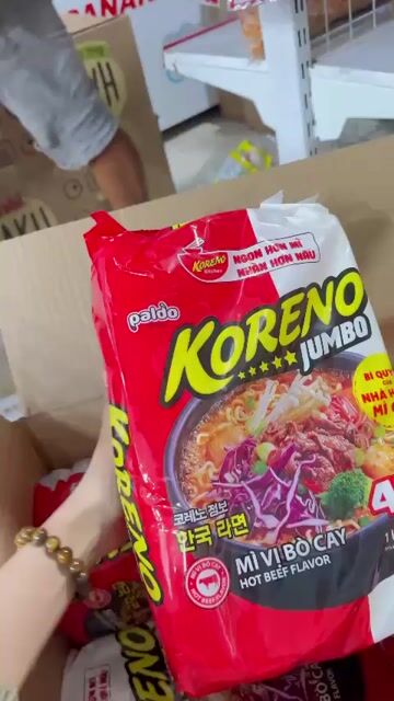 Mì Koreno Kim chi, bò cay 10 gói. Mua bán Đồ ăn, thực phẩm và các loại khác tại Thành phố Thủ Đức Tp Hồ Chí Minh được đăng bởi Quyen Doan hình 1