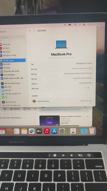 Apple MacBook Pro 2018 13 inch 8GB/256GB. Mua bán Laptop tại Quận Đống Đa Hà Nội được đăng bởi CỬA HÀNG T STORE ĐIỆN THOẠI LAPTOP HÀ NỘI hình 1