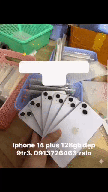 Apple iPhone 14 Plus 128GB Tím. Mua bán Điện thoại tại Quận 11 Tp Hồ Chí Minh được đăng bởi Nguyễn hiển Vinh hình 1