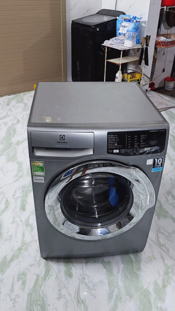 Máy giặt Samsung 9kg Xám. Mua bán Máy giặt tại Thành phố Mỹ Tho Tiền Giang được đăng bởi HÀNG QUA SỬ DỤNG hình 1