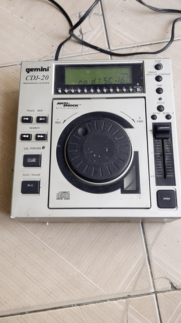 Đầu đĩa CD Gemini CDJ-20 Xám. Mua bán Nhạc cụ tại Quận Liên Chiểu Đà Nẵng được đăng bởi shop sinh viên đà nẵng  hình 1