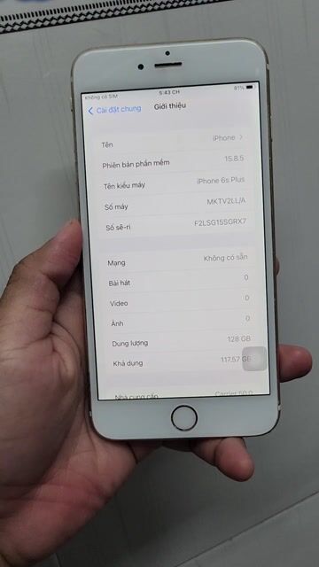 iphone 6s plus 128gb. Mua bán Điện thoại tại Quận 12 Tp Hồ Chí Minh được đăng bởi Tính hình 1