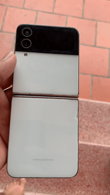 Samsung Z Flip 4 Trắng Hàn Quốc Hỏng màn hình. Mua bán Điện thoại tại Huyện Sóc Sơn Hà Nội được đăng bởi viên hình 1