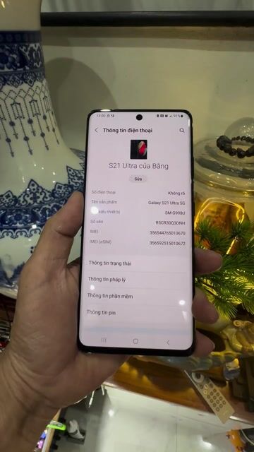 Samsung Galaxy S21 Ultra 5G 128GB mỹ 1 sim esim. Mua bán Điện thoại tại Quận Long Biên Hà Nội được đăng bởi ĐIỆN THOẠI AK TẬN TÂM TRÁCH NHIỆM hình 1