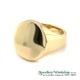 9ct Traditional Oval Signet Ring (20mm x 16mm) 360 Video two