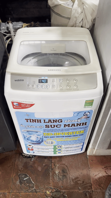 Máy giặt Samsung Wobble 8.2kg Trắng DD-Inverter. Mua bán Máy giặt tại Quận 7 Tp Hồ Chí Minh được đăng bởi TH Điện lạnh giá rẻ siêu rẻ HCM hình 1