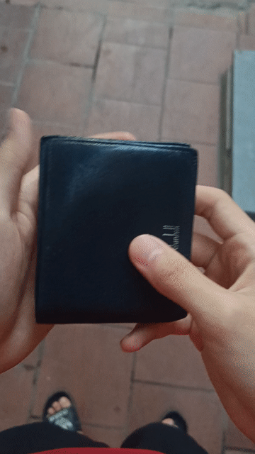 Ví da Dunhill Da thật Đen Nam. Mua bán Túi xách tại Quận Ba Đình Hà Nội được đăng bởi Thành Lê hình 1