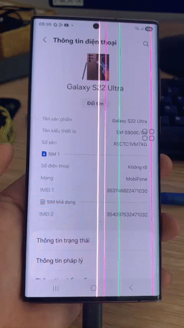 Samsung Galaxy S22 Ultra 128GB Tím than. Mua bán Điện thoại tại Quận Gò Vấp Tp Hồ Chí Minh được đăng bởi Đỗ Đức Đại hình 1