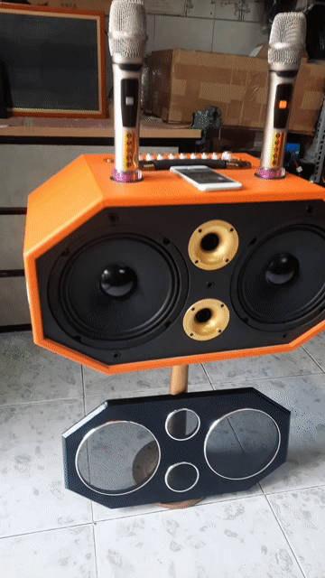 Loa kéo bass 20cm màu Cam 8 đường tiếng. Mua bán Tivi, Âm thanh tại Quận Bình Tân Tp Hồ Chí Minh được đăng bởi Minh Phát  hình 1