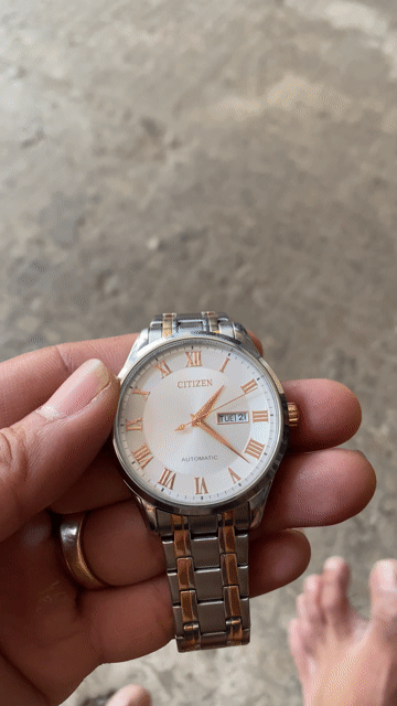 Đồng hồ Citizen chạy máy automatic 8200 chuẩn giờ. Mua bán Đồng hồ tại Thành phố Cà Mau Cà Mau được đăng bởi Phat Dat hình 1