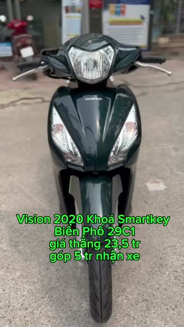 Honda Vision Smartkey 2021 Xanh rêu. Mua bán Xe máy tại Quận Cầu Giấy Hà Nội được đăng bởi Xe Máy Đoàn Văn Cam Kết Đúng Ảnh Đúng Biển Đúng Giá Trị hình 1
