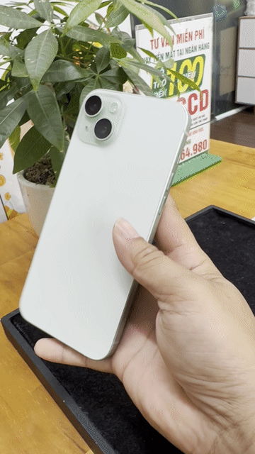 iPhone 15 Plus 128GB ll/a Xanh New 0 lần sạc.. Mua bán Điện thoại tại Quận Ninh Kiều Cần Thơ được đăng bởi Khải mobile hình 1