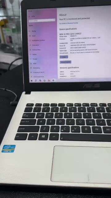 Laptop ASUS i3 Trắng. Mua bán Laptop tại Huyện Đức Hòa Long An được đăng bởi Mai Lý hình 1